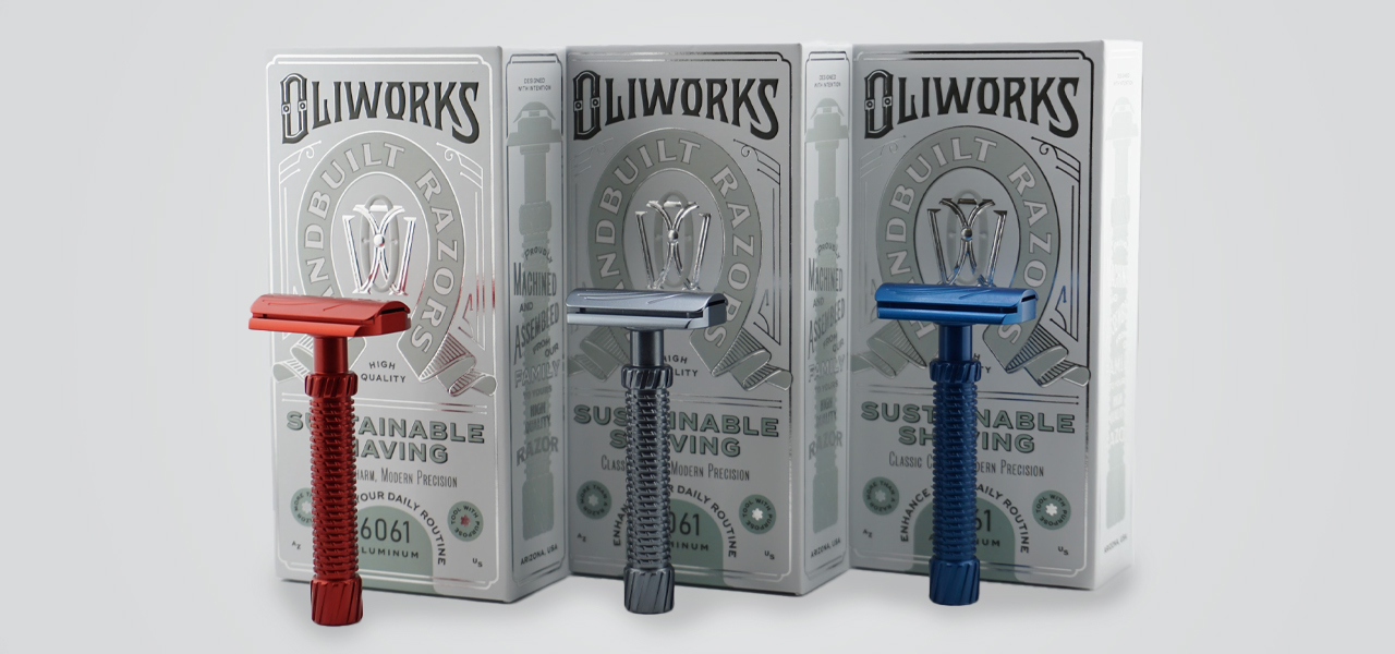 Three interchangeable baseplates side by side.
